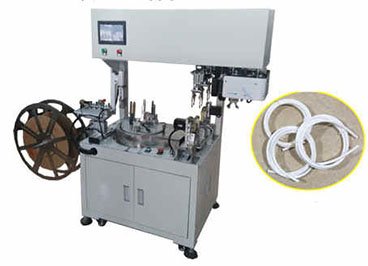 自動チューブ切断・巻き取り・結束機の操作方法