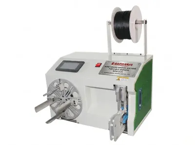 半自動ワイヤーロープ巻き取り結束機 巻線範囲50-250mm WPM-212C