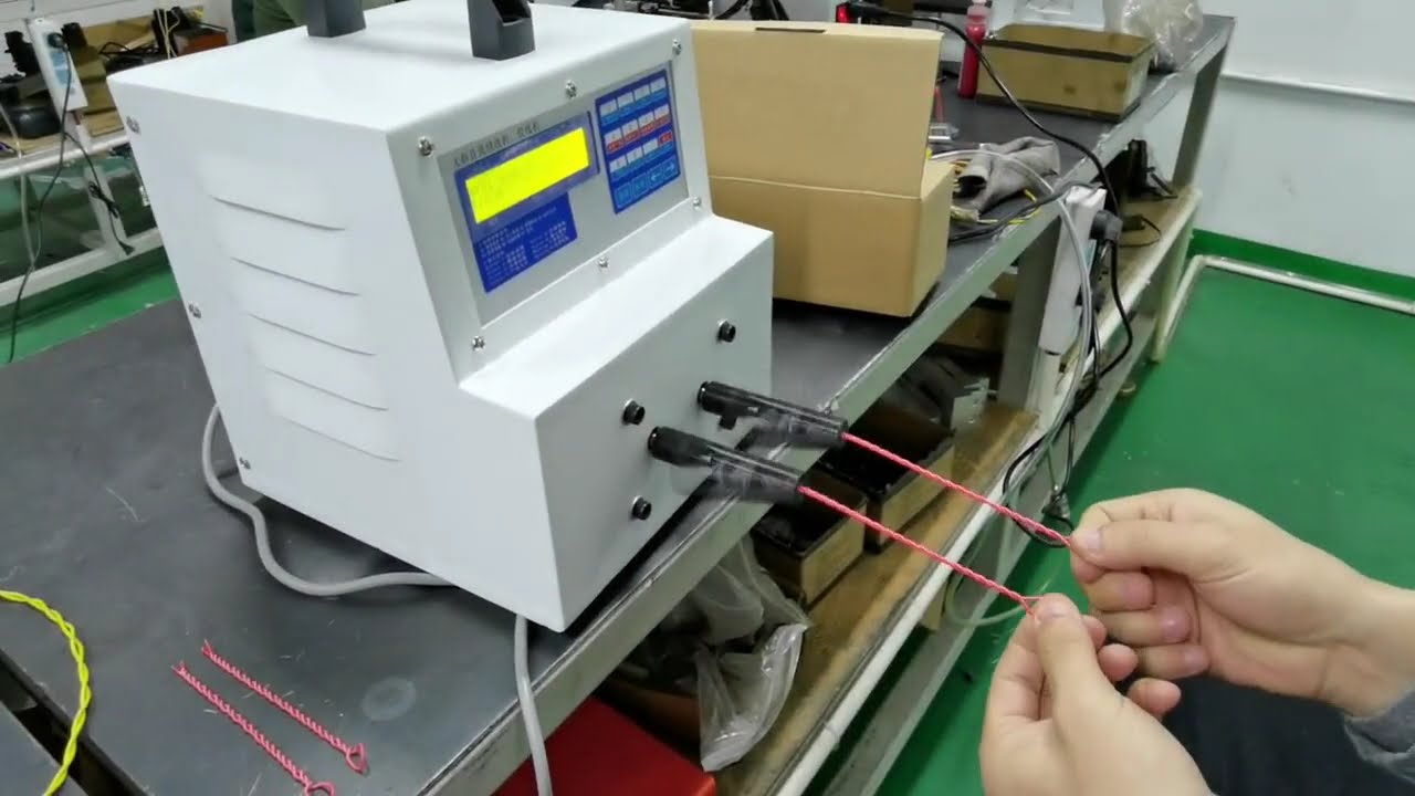 動画で紹介！高速・自動電線撚り機 – ワイヤーツイスティングマシン