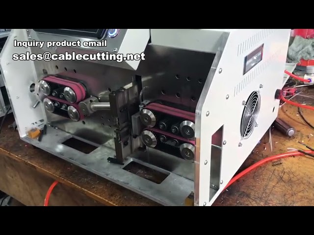 電線被膜剥離機 | 同軸ケーブルストリッパー | 自動剥離加工機