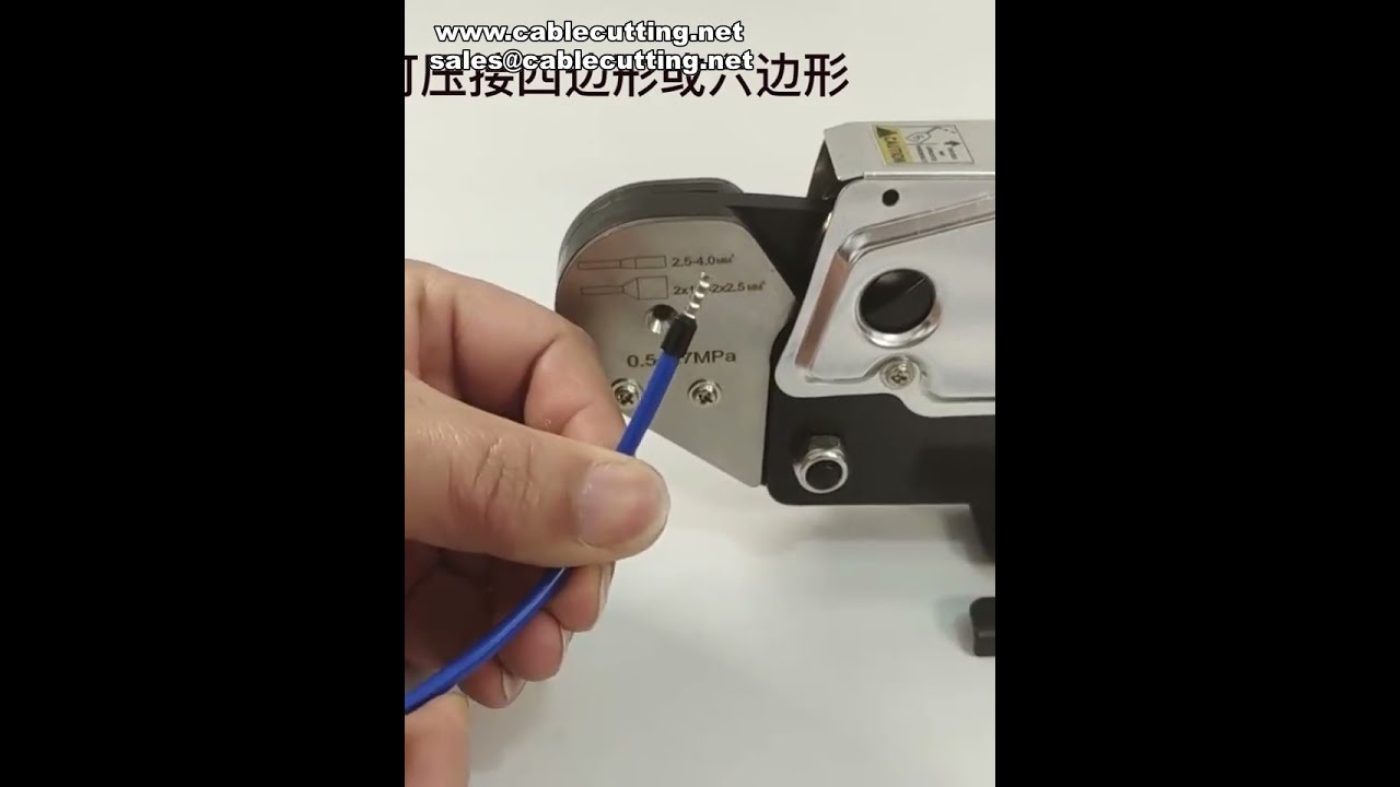 調整可能な空気圧チューブ端子圧着機 #工場 #機械 #DIY