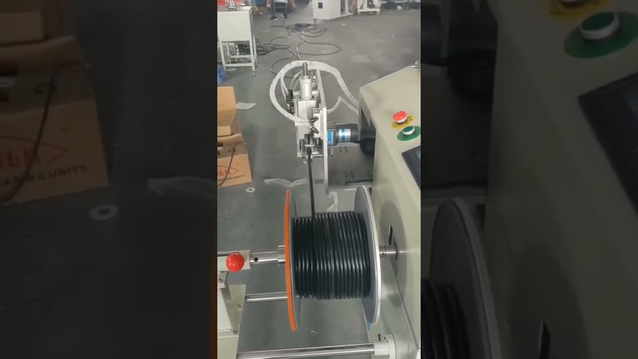 電線・ケーブルの計数・トラバース・切断・巻取機【工場向け】
