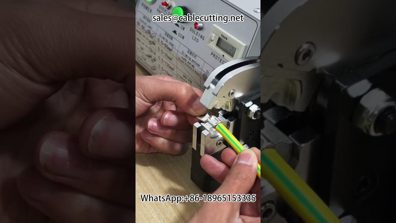0.5〜70 sq ft対応 純電動端子圧着機 | 高精度・省力化を実現