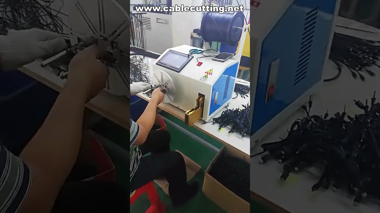 高速結束機｜USBケーブル結束機｜シースケーブル巻取装置