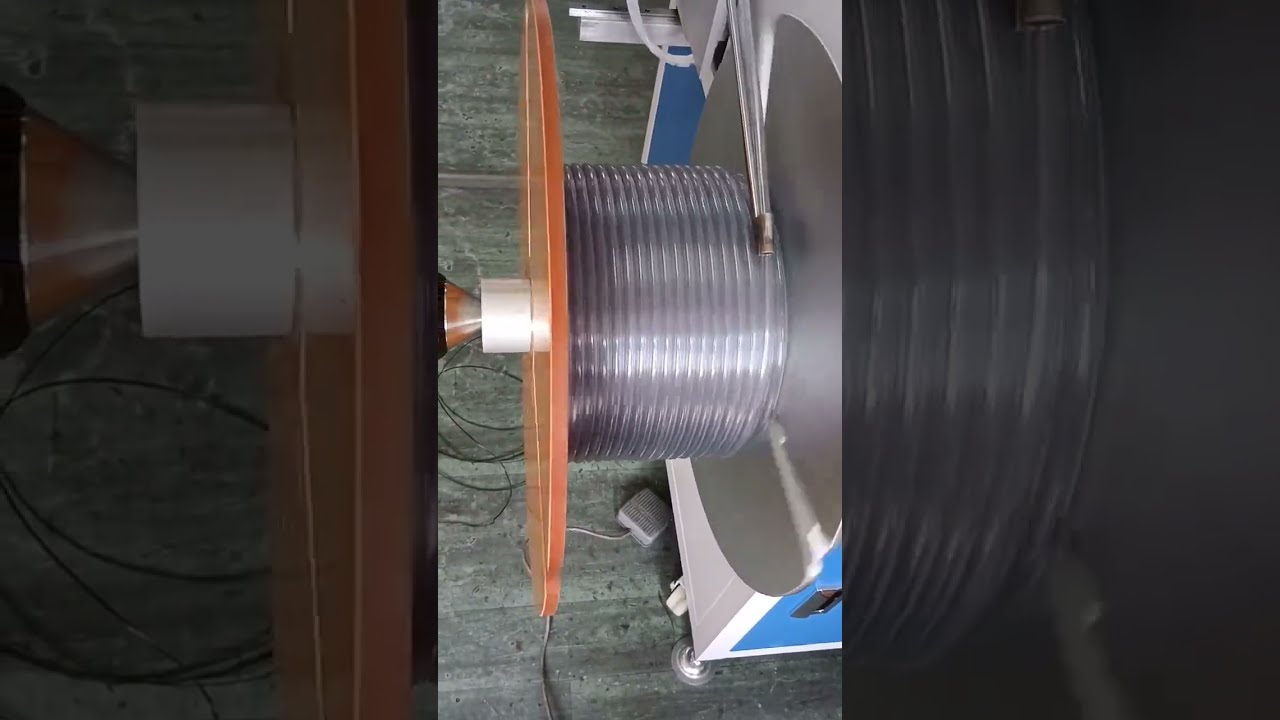 自動計数・トラバース・切断・チューブ巻取り機 | 軟質/硬質チューブ対応 PUスプレー生産ライン向け