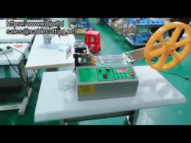 自動ヒートカッター マスク耳紐切断機 | イヤーループ加工ラインに最適