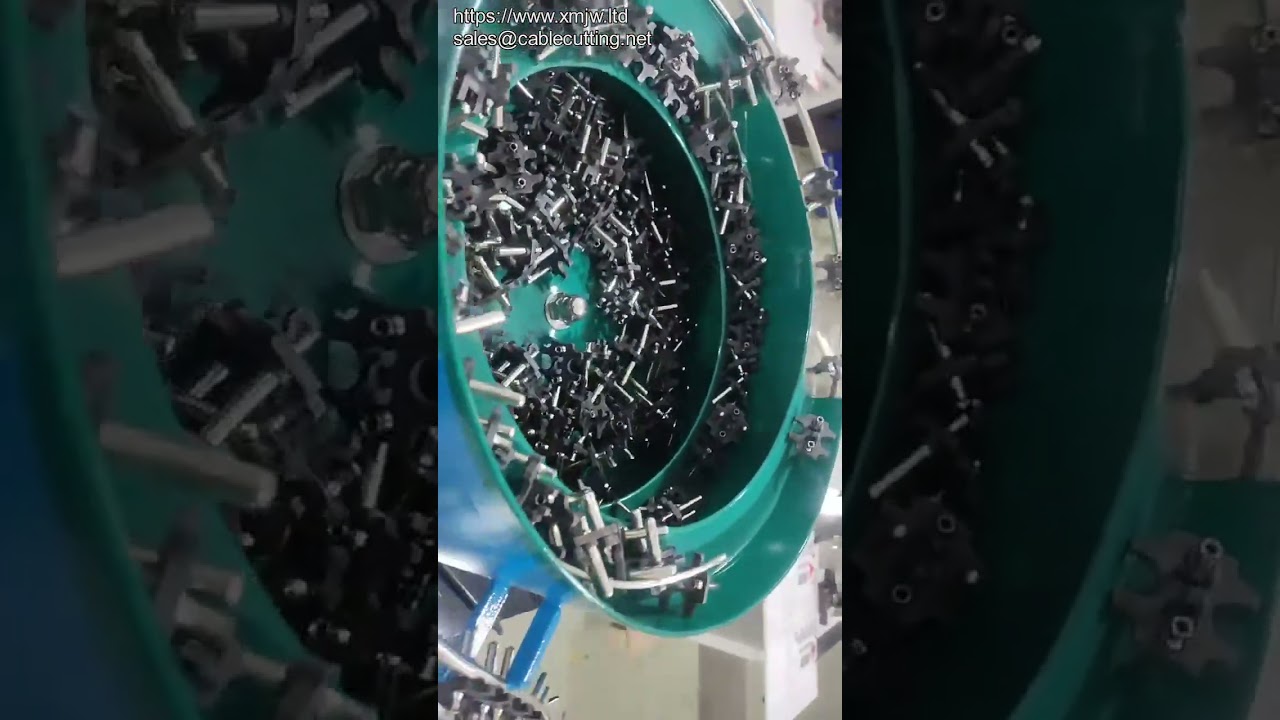 CE認証済み安全振動盤搭載 自動単粒端子AC/DC電源ケーブル圧着機