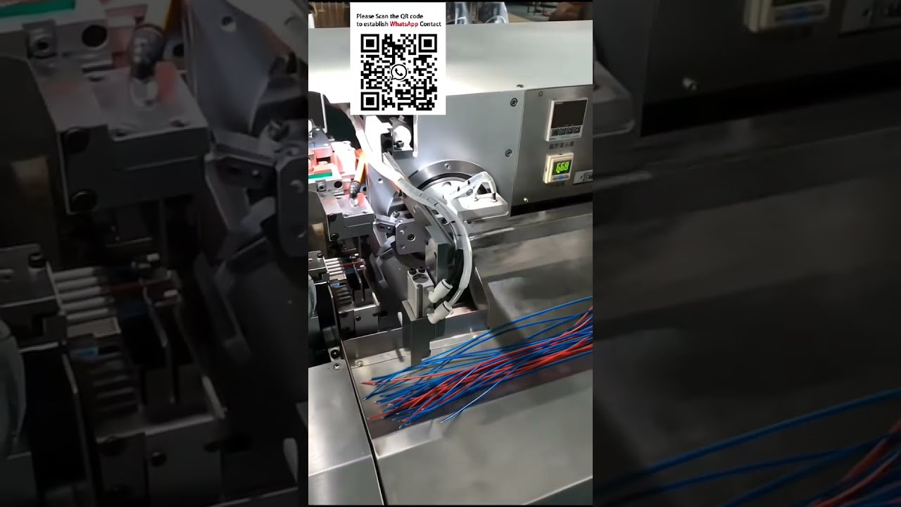 カスタム長尺対応・完全自動単端ワイヤー錫メッキ機