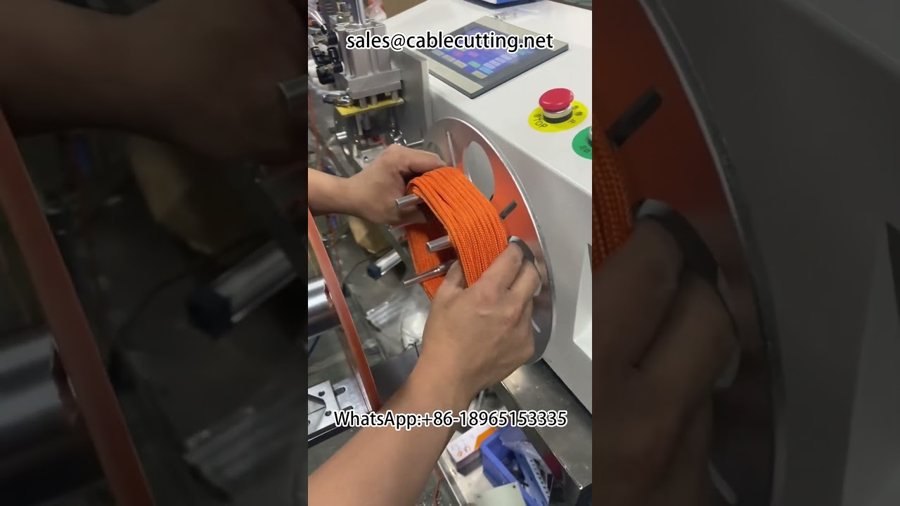 自動メーター計数・巻取結束機｜ロープ・ワイヤー・チューブ対応