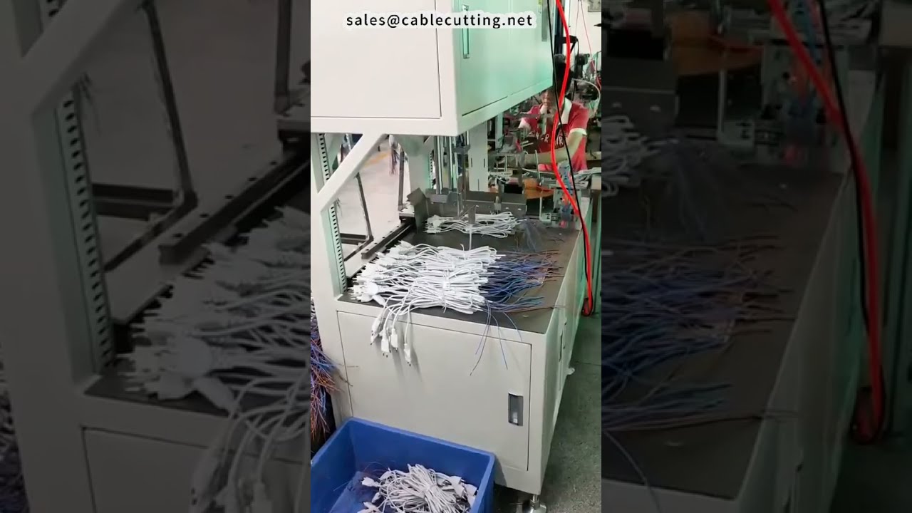 AC電源コード全自動巻き取り・結束・結束機が作業員2名分の工数を削減 #工場 #機械 #自動化