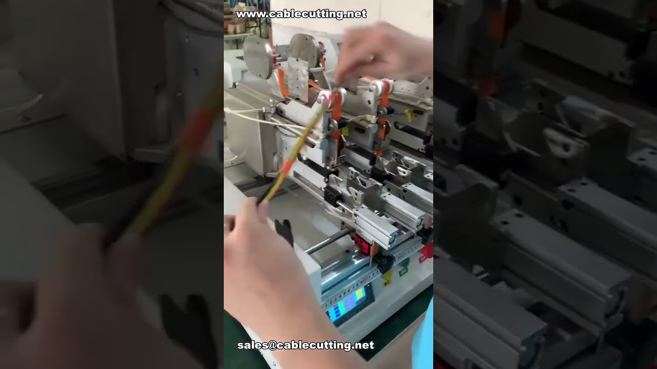 自動二頭二ステーション スポットテーピングマシン | ワイヤーハーネス製造向け工場直販