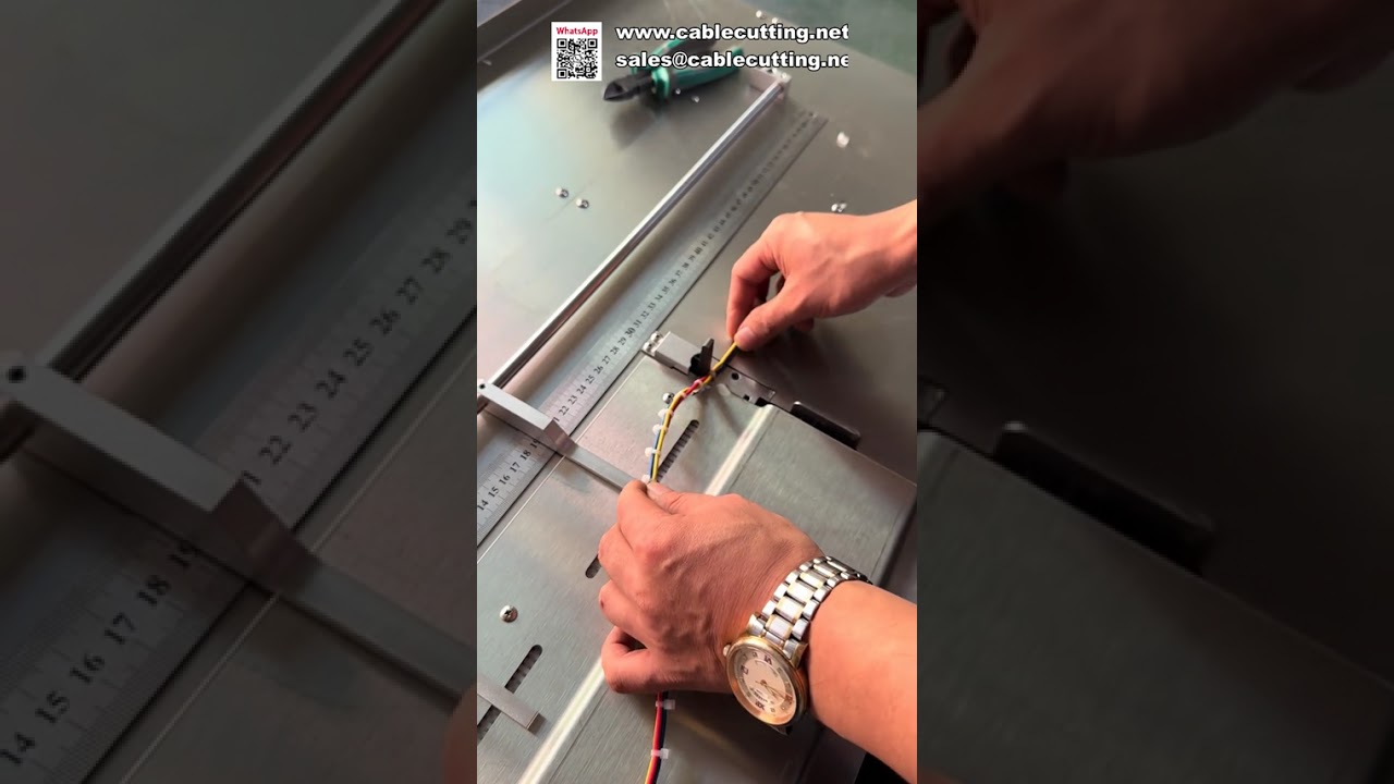 全自動工業用ナイロンケーブルタイ製造機 - ショート動画
