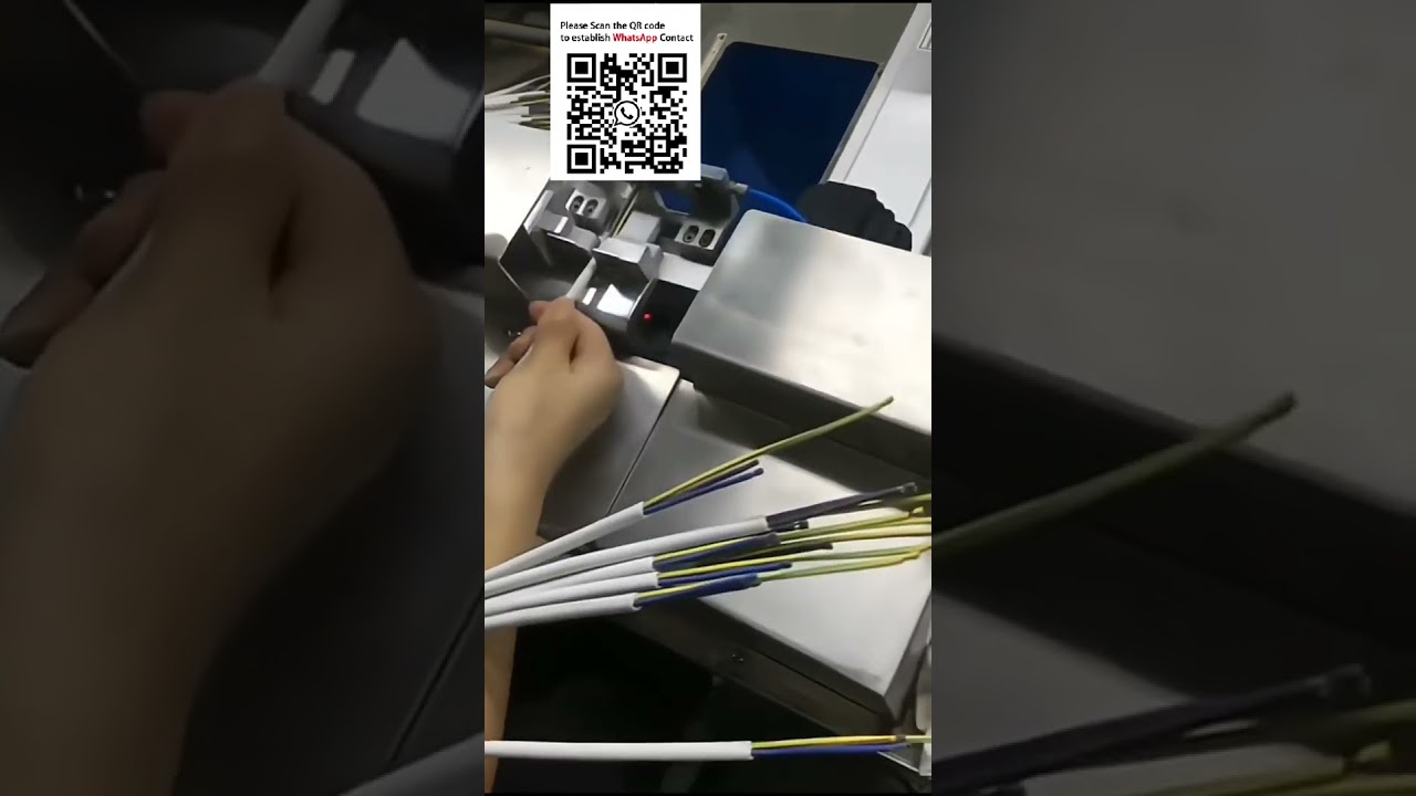 可変長切断対応！自動マルチコアワイヤーストリッパー #スマート製造
