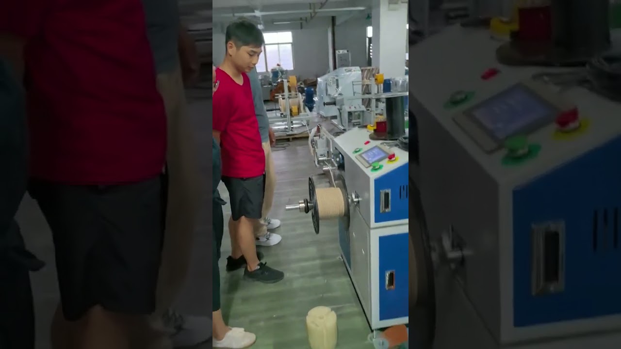 Automatic Meter Counting, Sorting, Cutting, Wire Winding & Coiling Machine with 300kg Pay off