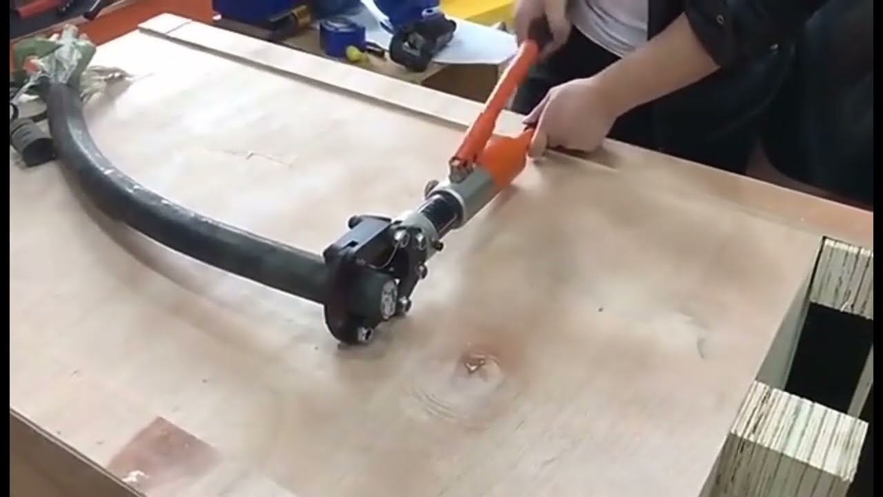 油圧ポンプ駆動式・高圧ケーブルカッター｜銅・アルミ電線分割機（動力ケーブル処理）