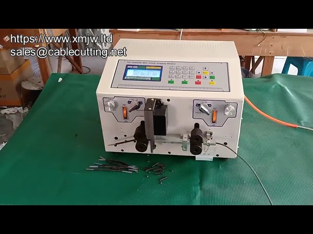 2層フラットジャケット自動電動モーター巻線ケーブル切断・剥離機