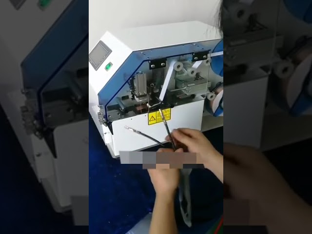 Shielded Wire Automatic Cable Copper & Aluminum Foil Wrapping Machine #factory #machine