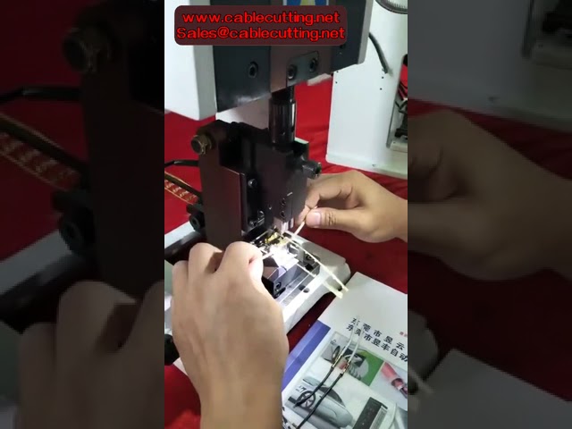 タッチスクリーン搭載 YHT-2 電線皮剥き切断機｜3～13mm丸線対応 自動ワイヤーストリッパー