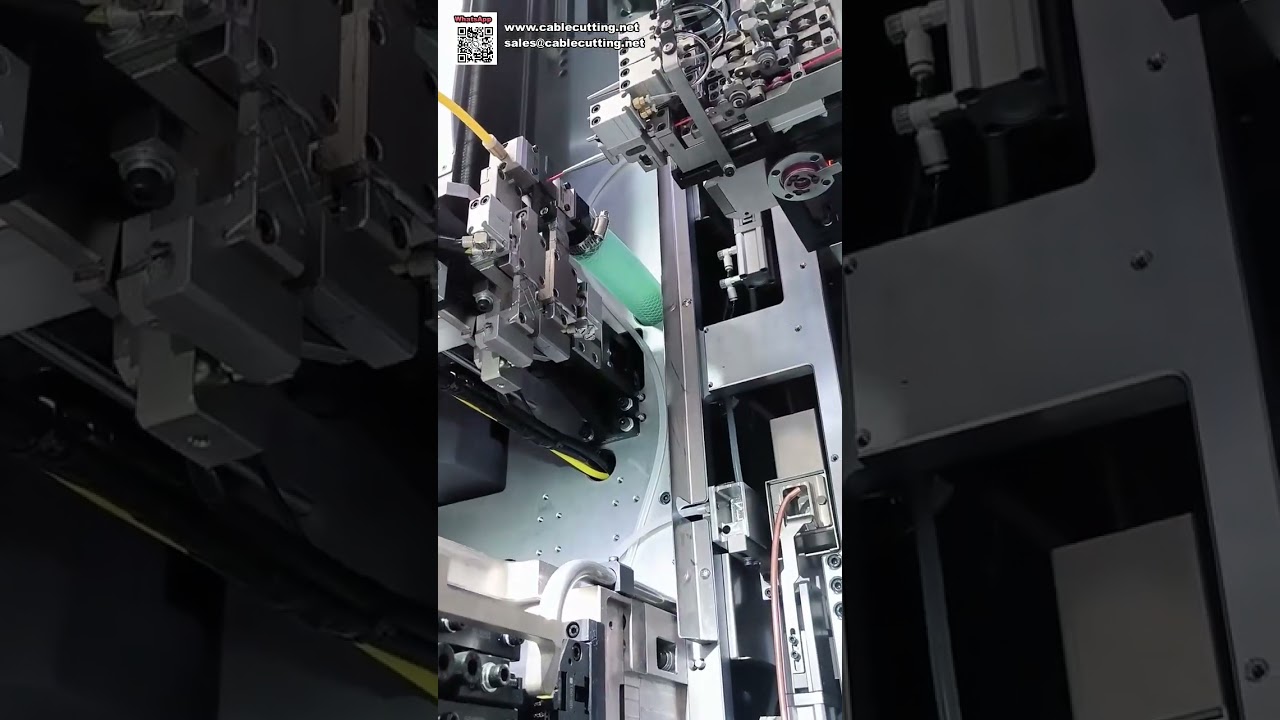 高性能自動ワイヤーハーネス加工機と圧着装置 - Shorts