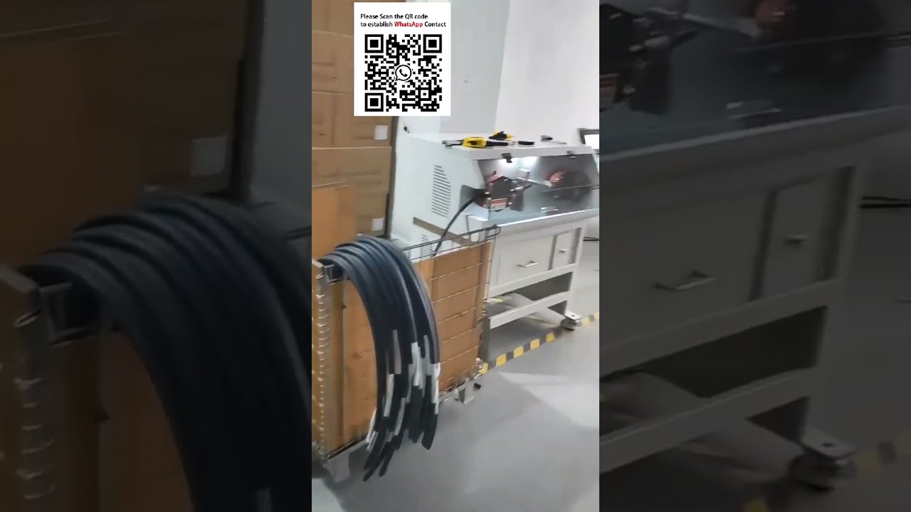 本格的な150mm² EVケーブル加工ライン：ペイオフ・切断・剥離を完全自動化