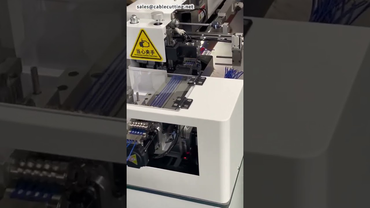 5線同時処理の圧着・はんだ付け機 - 品質重視 #工場 #機械