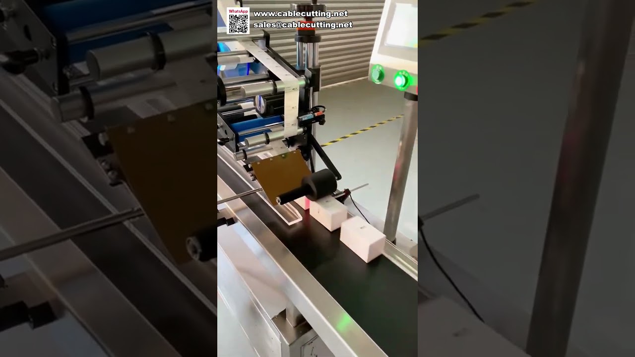 万能自動フラット面ラベリングマシン｜あらゆる製品に対応する多用途ステッカー貼り機