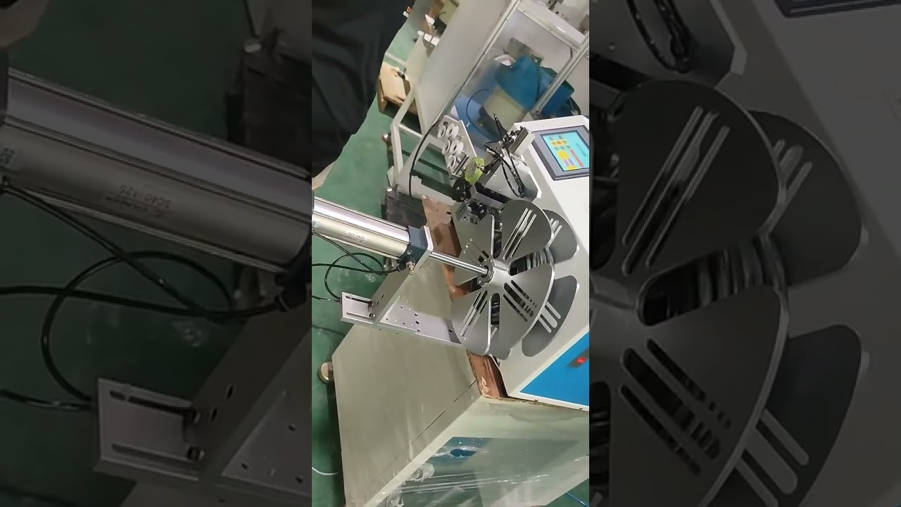 メーターカウント・巻取り・結束ワイヤー機 | 銅線被覆剥離・巻取り・コイリング #機械