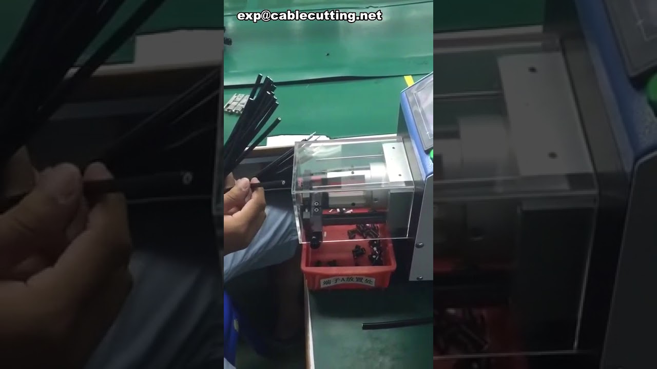 9層同軸ケーブル剥離機 ロータリーナイフ搭載 自動剥線機
