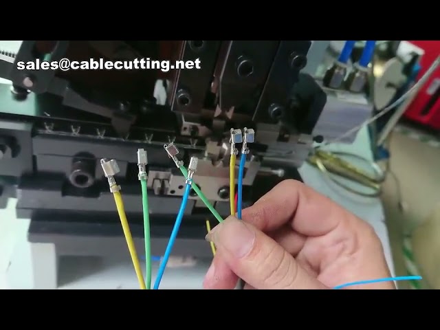 ワイヤーストリッパー機能付き端子圧着機｜圧着・剥線一体型自動機で生産性向上