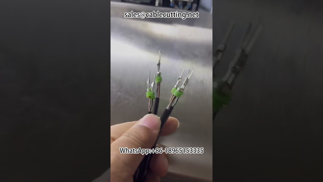3芯線対応！防水スピゴット剥離・圧着機【高効率自動化】