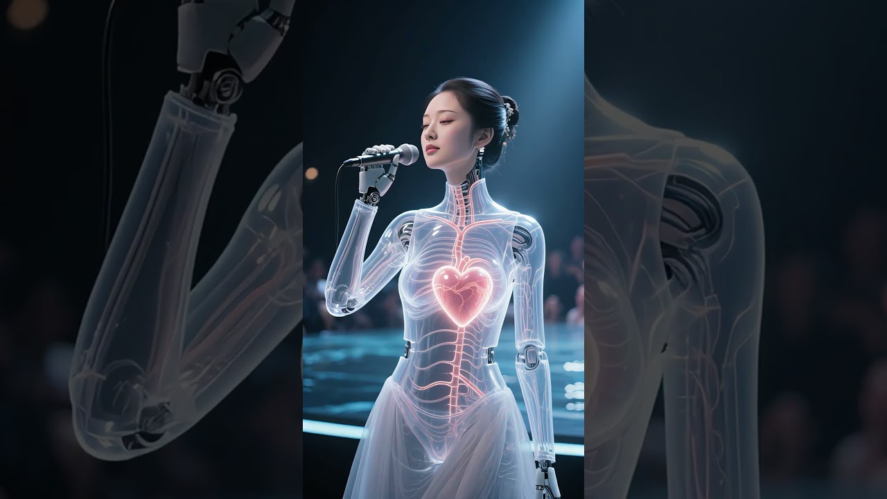 幽玄でメロディアスな歌声が魅せる。 #ロボット #音楽 #AI