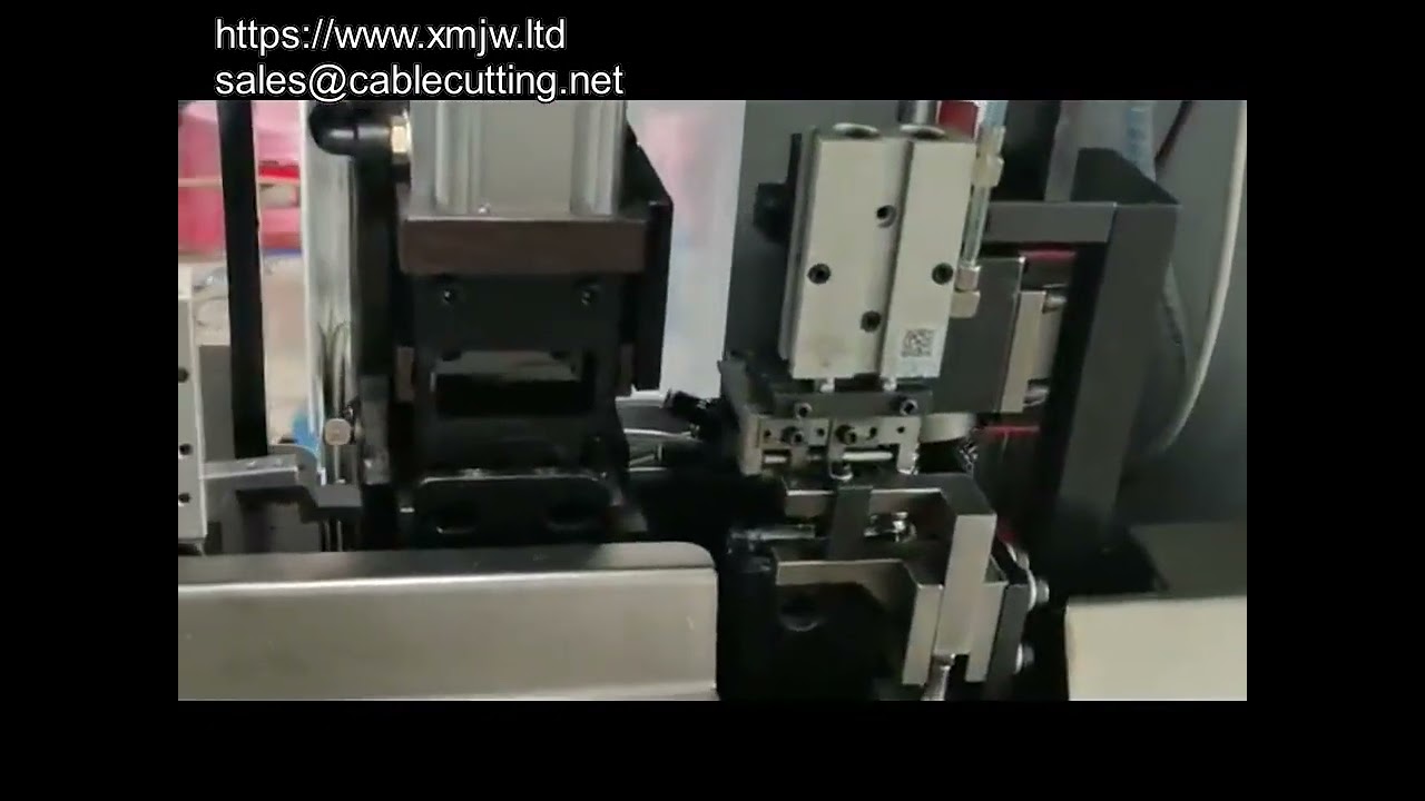 全自動電線切断・皮むき・圧着機 | 高速端子圧着で生産効率向上