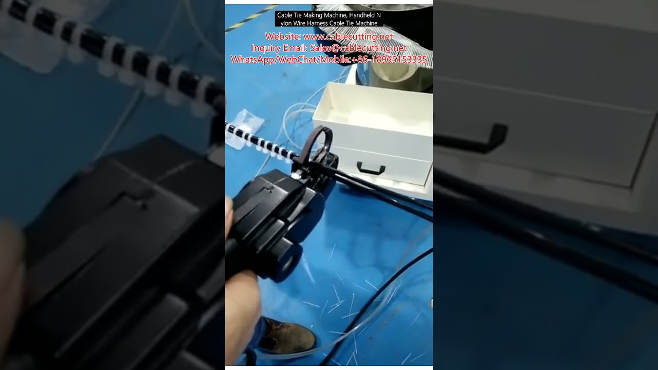 電動結束バンド製造機 | ハンドヘルドナイロン結束機 | ワイヤーハーネス組立用