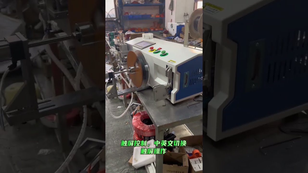 Desktop Automatic Wire Meter Counting, Traversing, Cutting, Winding & Tying Machine