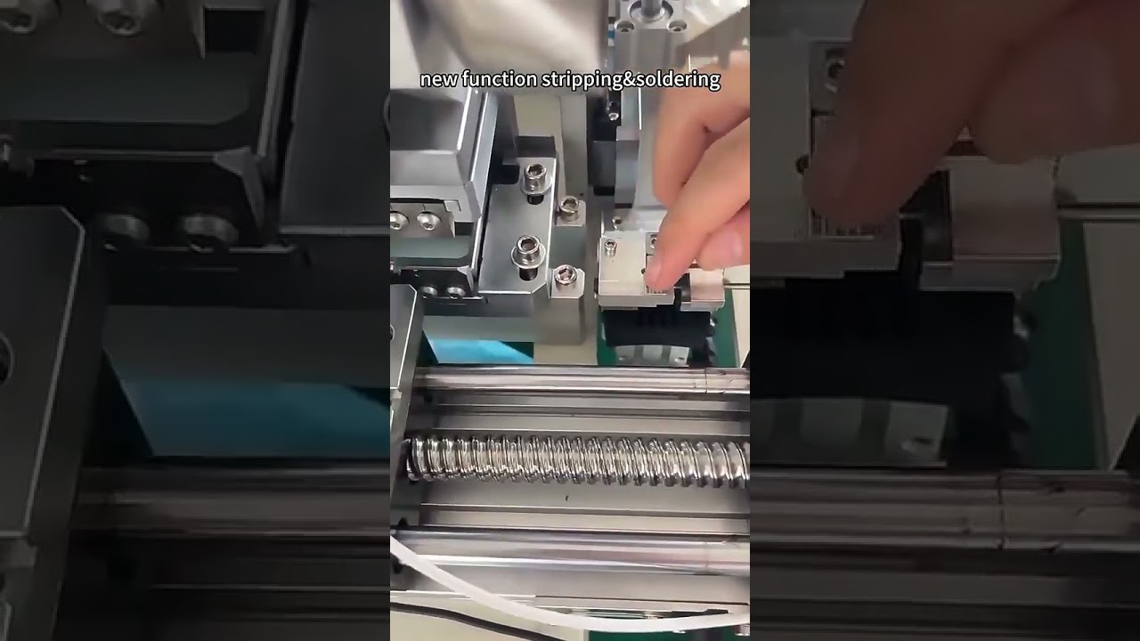 USB Type-Cケーブル製造機 半自動被覆剥き＆はんだ付け【工場向け】