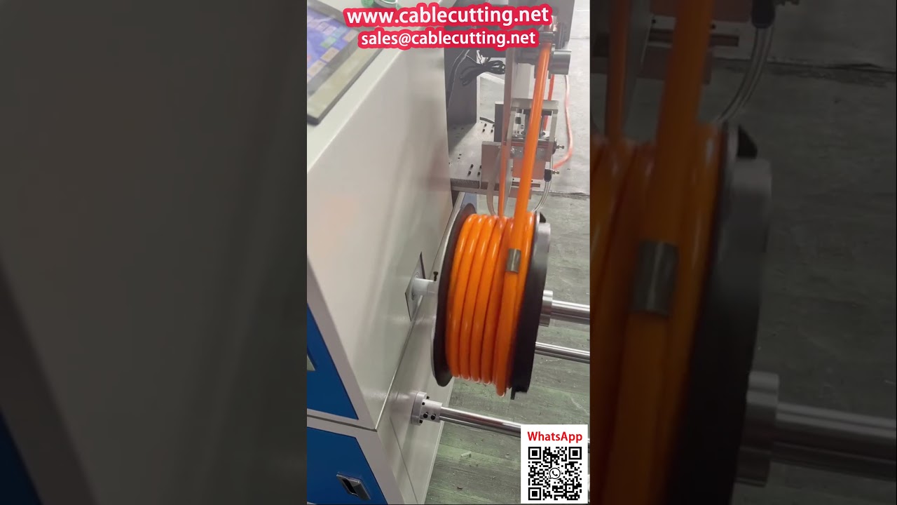 高圧ホース用オーダーメイド巻取り計数機 – 生産効率を最大化する自動化ソリューション