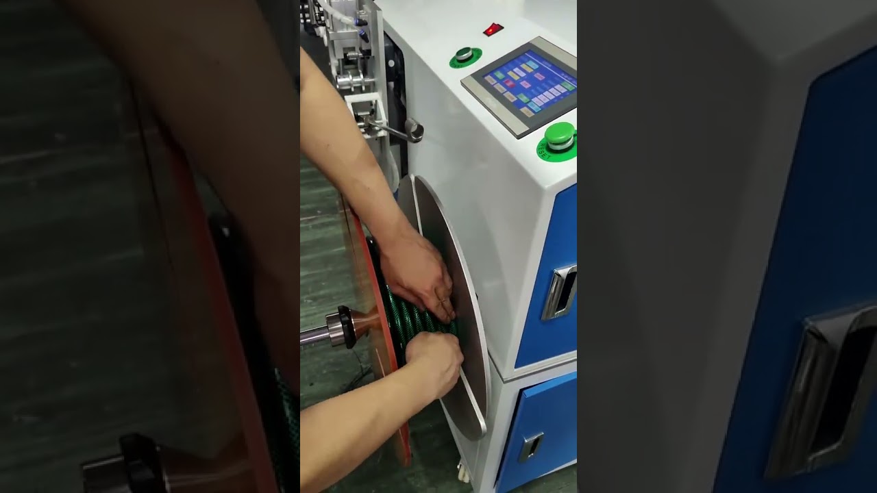 Precise Metering & Neat Coiling of Water Pipes with Adjustable Speed & Sorting #factory #machine
