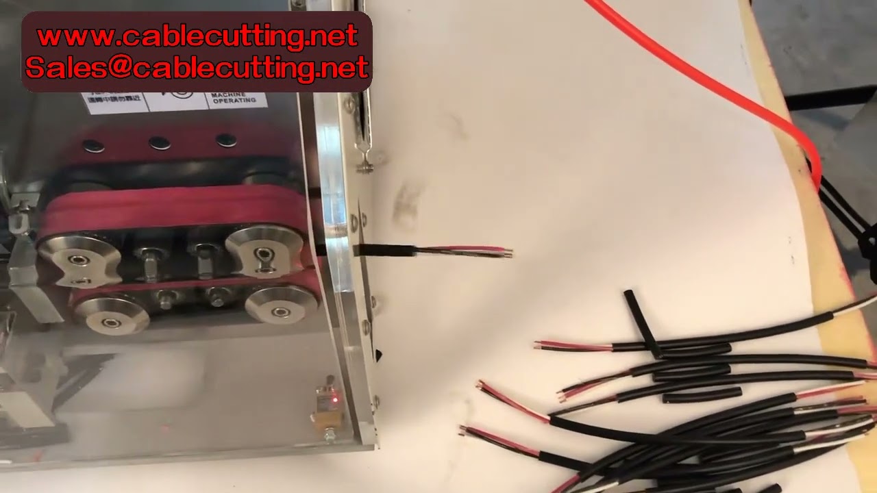 タッチスクリーン式 自動電線皮むき切断機 | ワイヤーストリッピングマシン