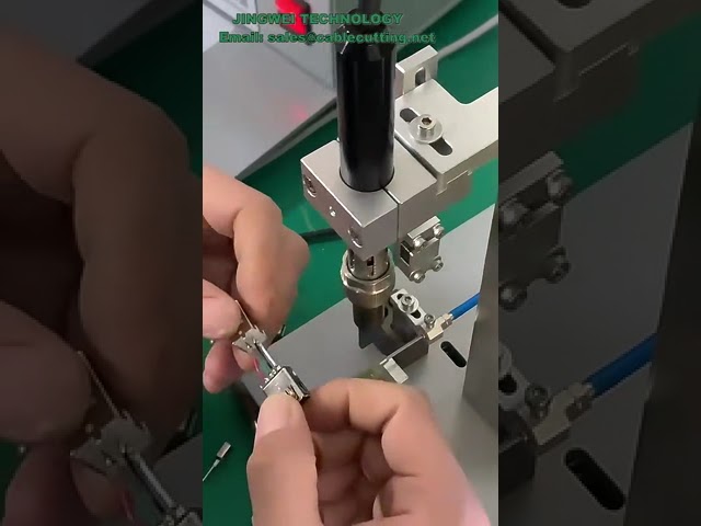 半自動USBスイッチコネクタはんだ付け機 | PCBワイヤー加工装置