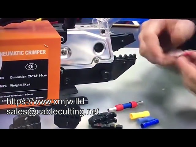 WPM 50m Pneumatic Crimp Cable Lug Tool Terminal Crimping Machine Pipe Pre Insulation Cable Manufactu
