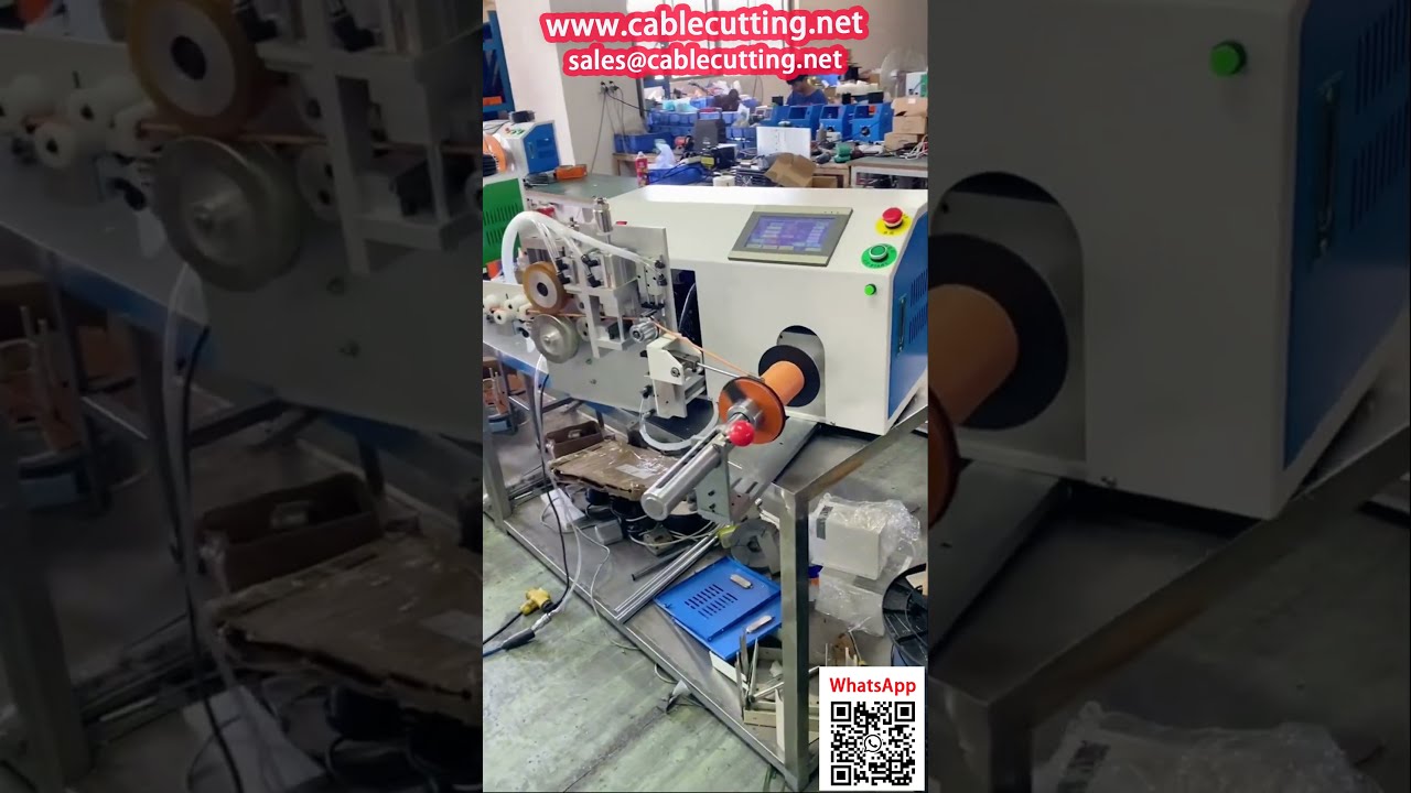 Станок для бухтовки ПВХ сварочного провода с укладкой и счетчиком