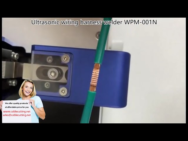 超音波ワイヤーハーネス溶着機 WPM-001N | 自動車・産業配線の高速接合