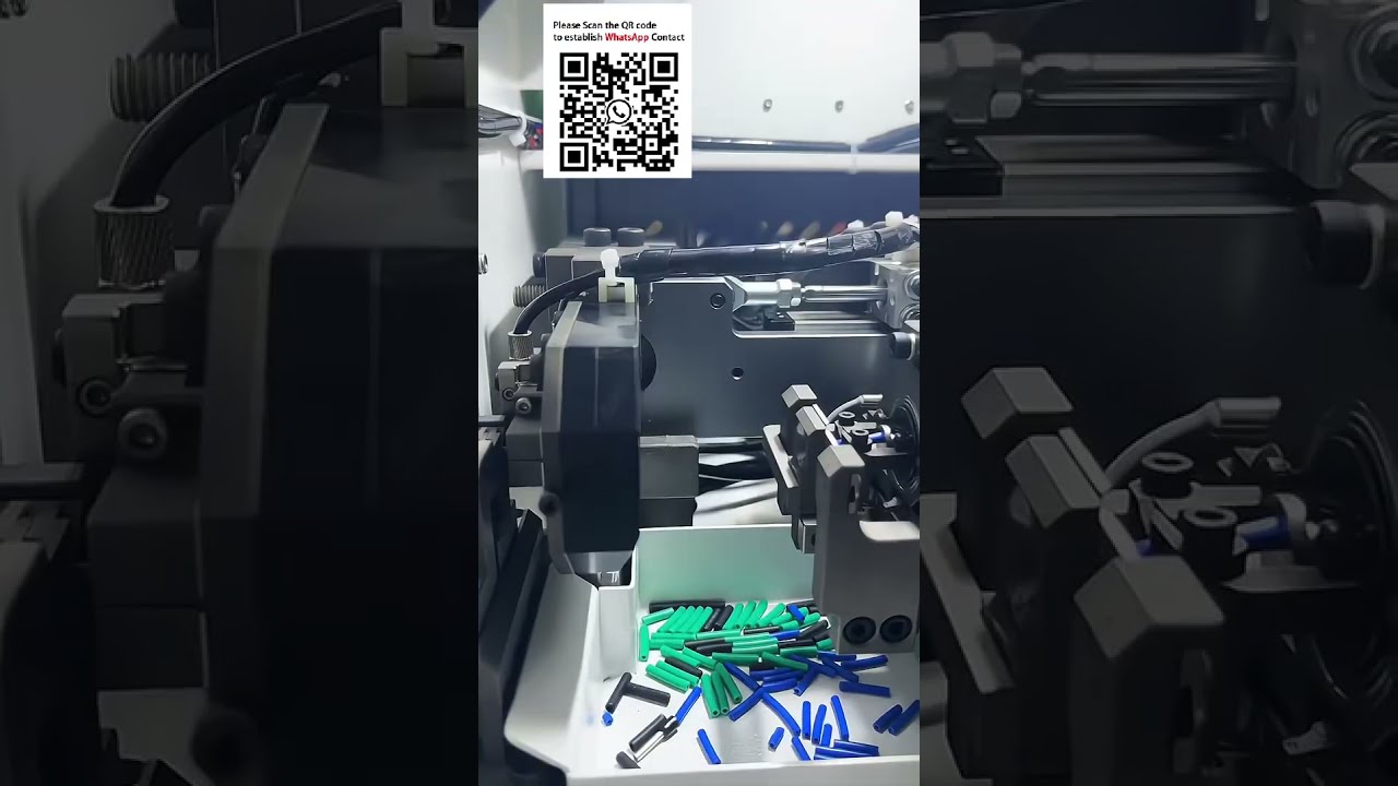 自動絶縁チューブ端子加工機：ストリップ・ツイスト・圧着を自動化 #ワイヤーハーネス設備