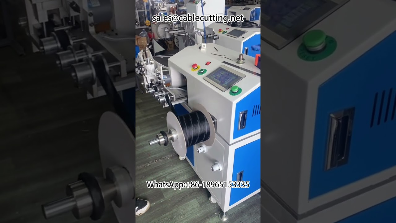 編組スリーブのメートル計数・巻取機｜自動計数・切断・選別・巻取システム