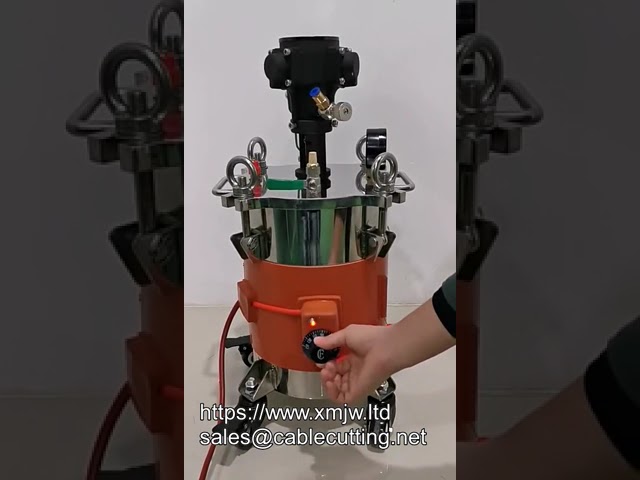 10L自動接着剤加熱混合圧力タンク｜産業用グルー供給装置