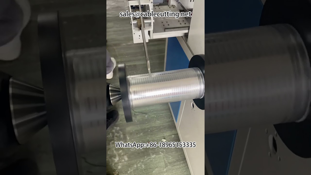 PETフィルムメーター巻き取り機 | ワイヤー加工・自動包装ラインに最適