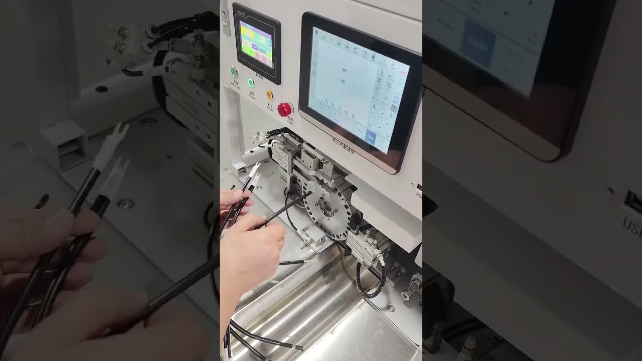 自動UVバイオレットレーザーマーキング＆熱収縮チューブマシン  高速印刷プロフェッショナルエディション