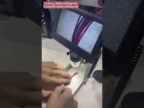多芯線半自動剥離・圧着・端子加工一体機 オールインワン 2.0Tプレス