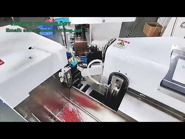 Fully automatic wire Pin terminal crimping tinning machine single side press fit and tinning machine