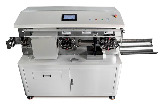 自動同軸ケーブル切断ストリッピングマシン WPM-9935 - ワイヤーカット＆ストリップマシン